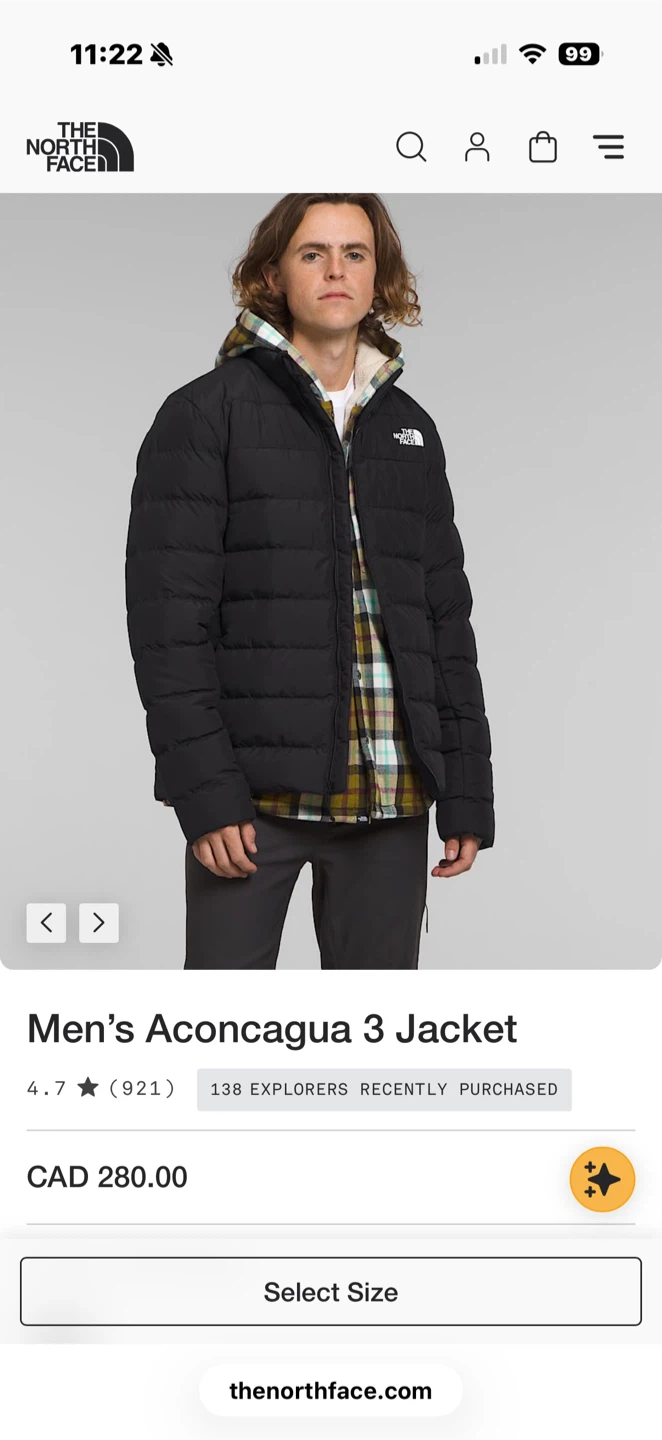 The North Face Aconcagua 3 Jacket Black