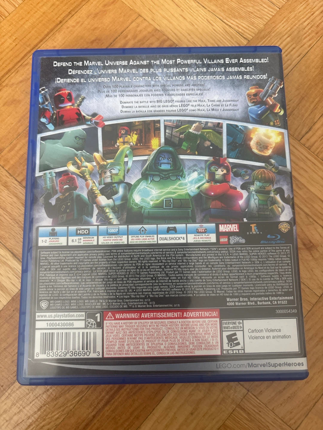 LEGO Marvel Super Heroes PS4 Game - photo 2