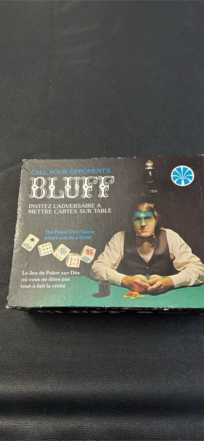 Vintage Bluff Poker Dice Game