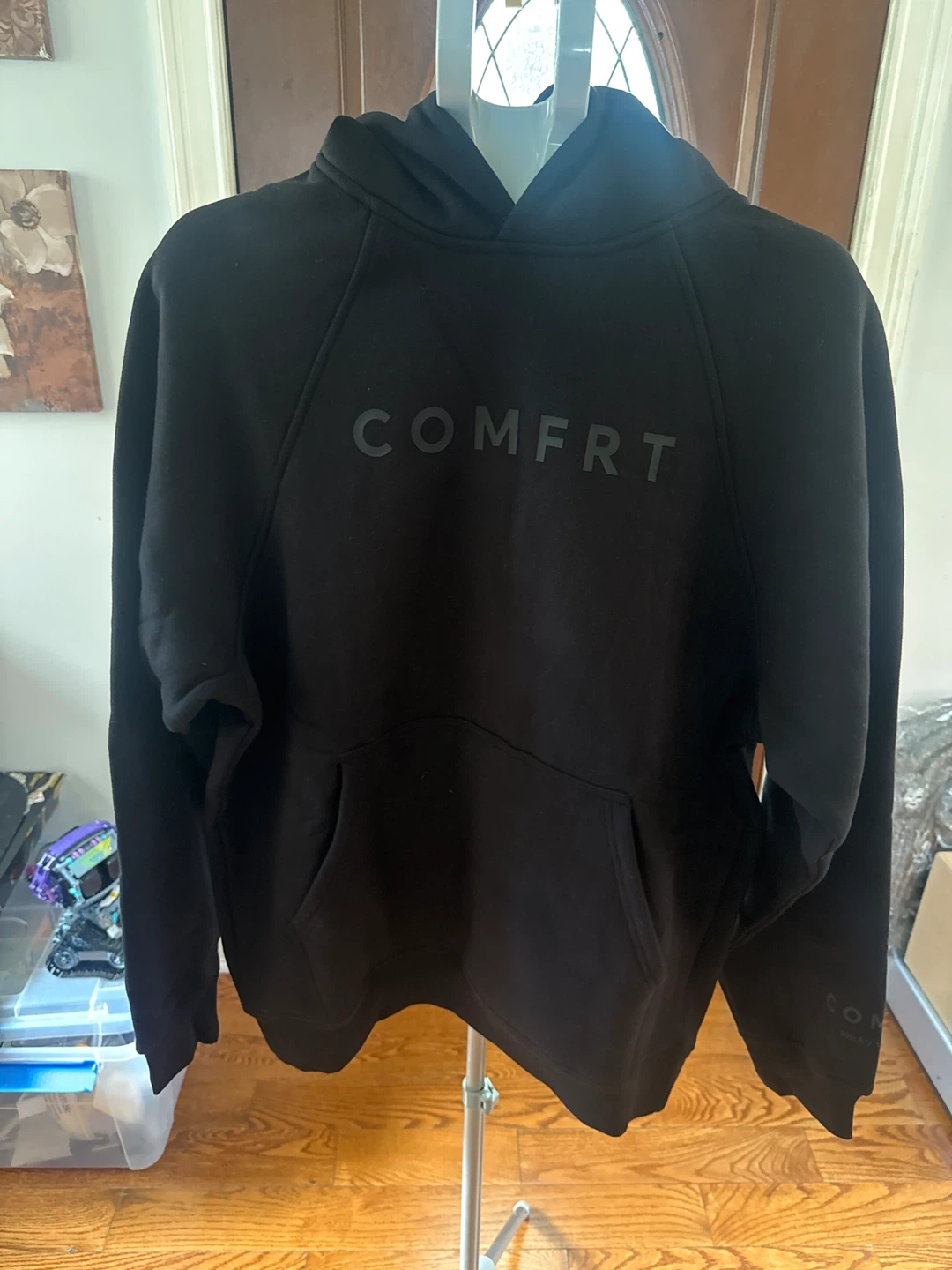 COMFRT Heavyweight Black Hoodie Size M