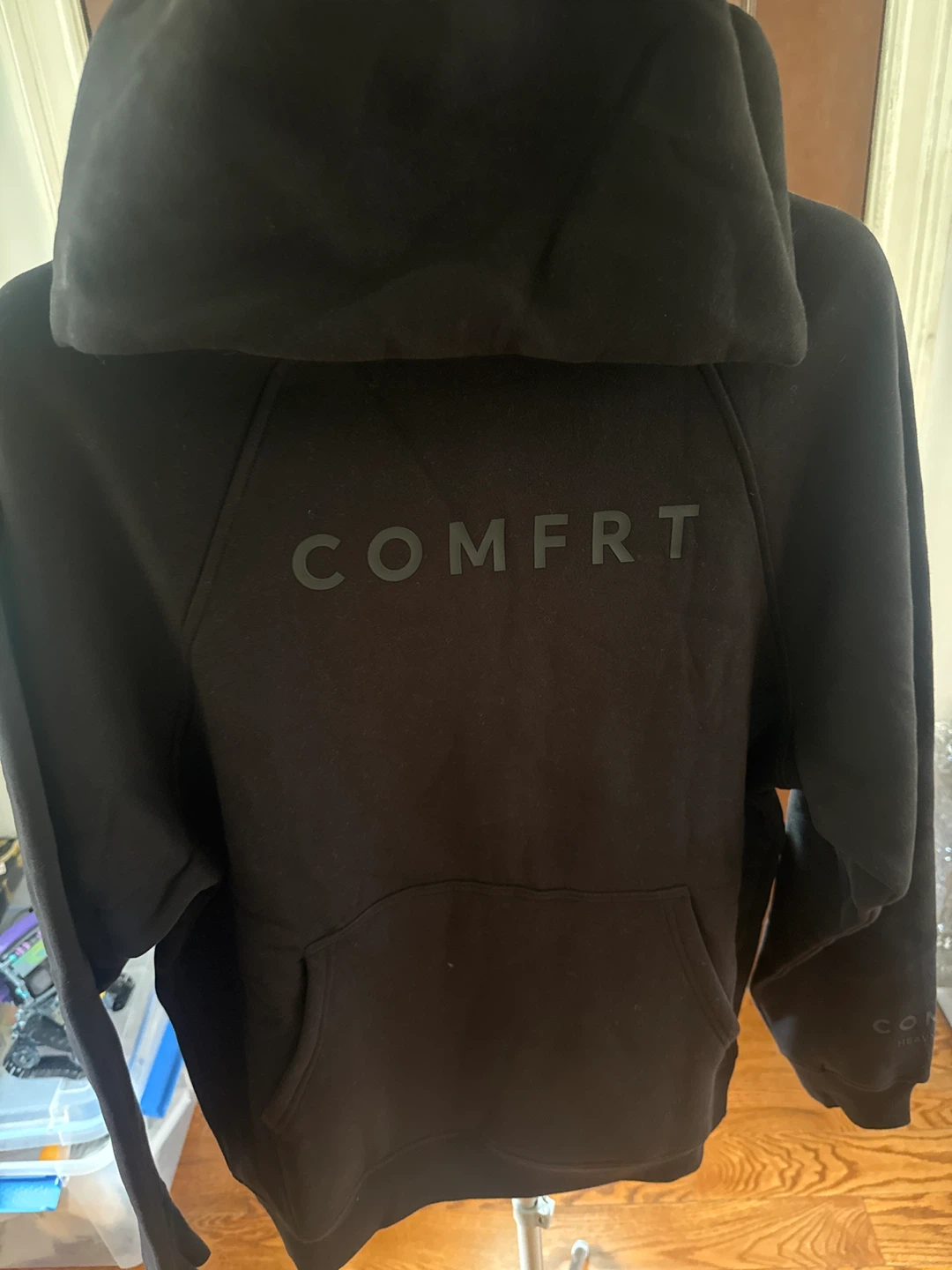 COMFRT Heavyweight Black Hoodie Size M - photo 4