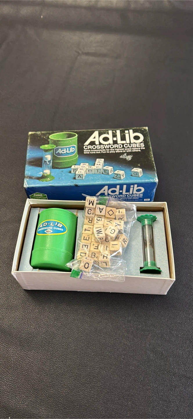 Ad-Lib Crossword Cubes Game - photo 2
