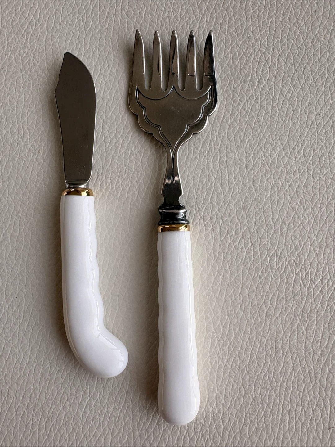 Royal Albert Serving Fork and Knife Set