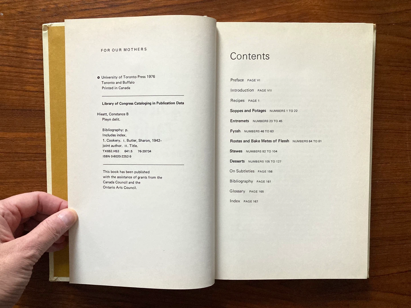 1976 First Edition "Pleyn Delit: Medieval Cookery" Hardcover - photo 4