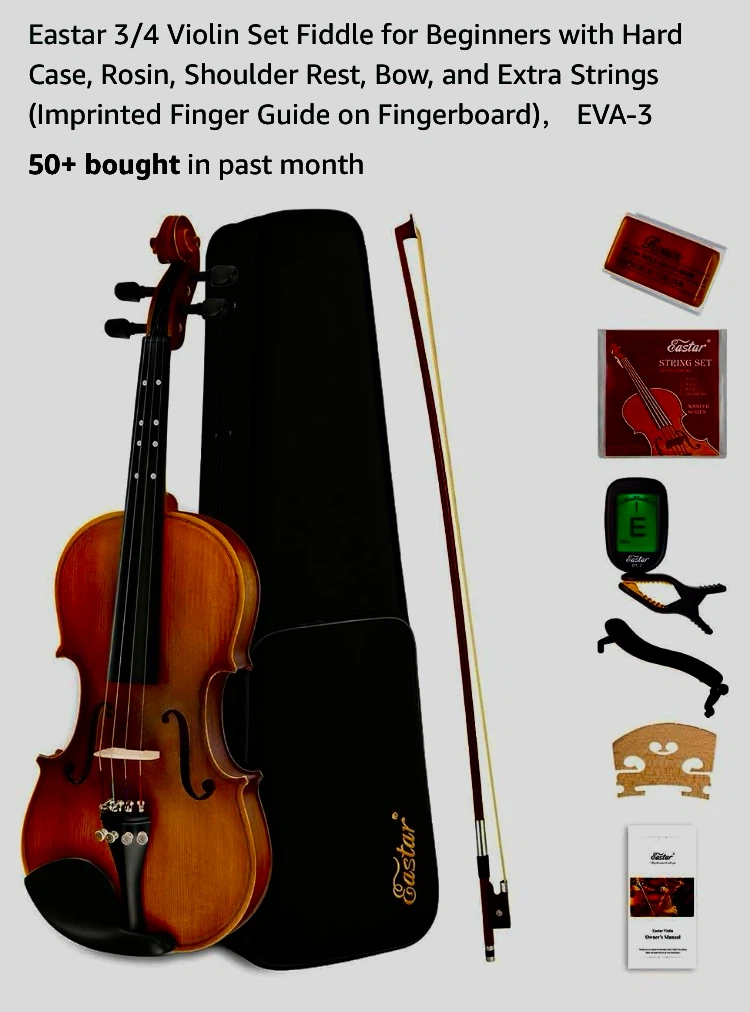 Eastar 3/4 Violin Set - photo 3