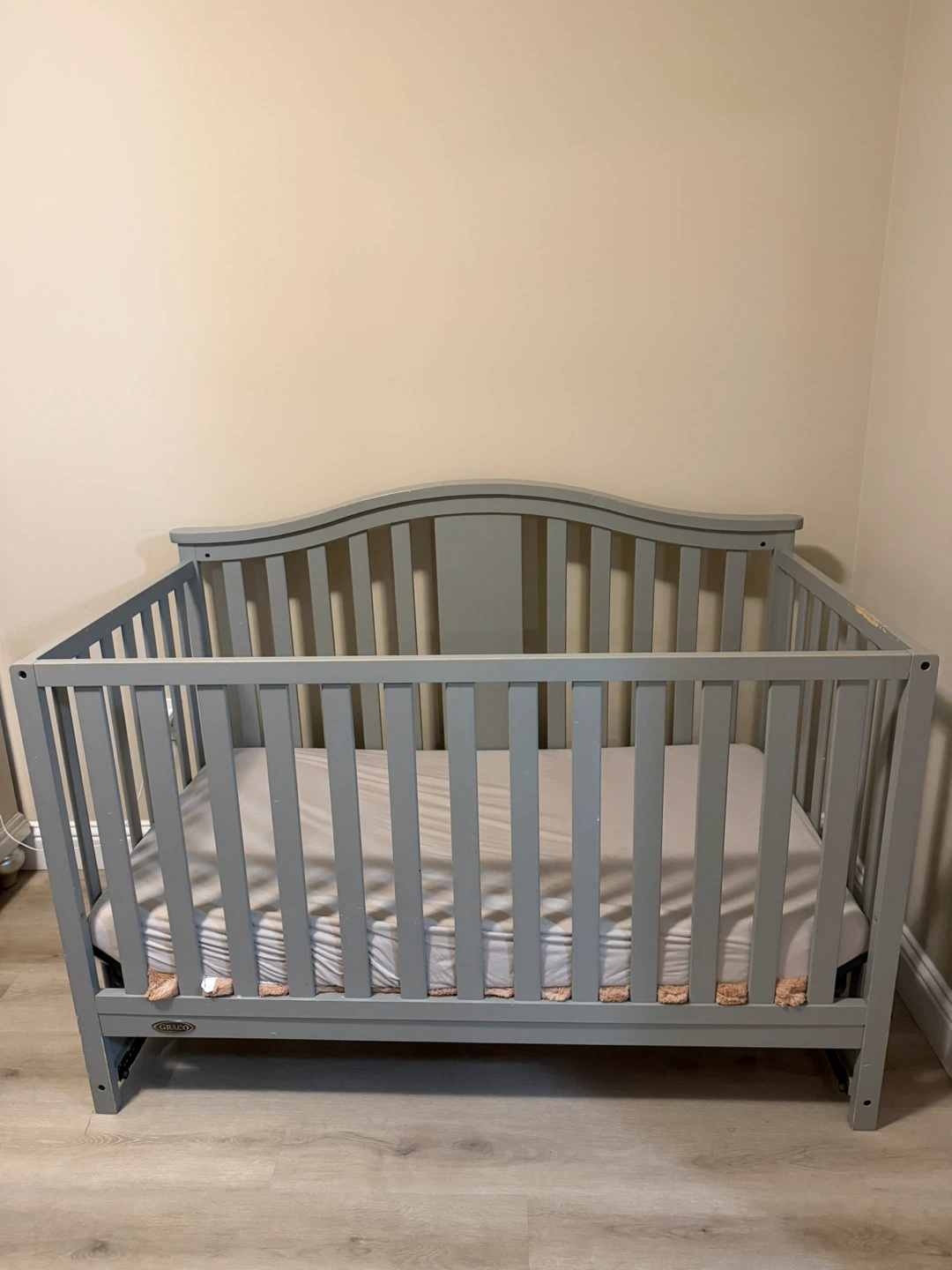 Graco Grey Baby Crib