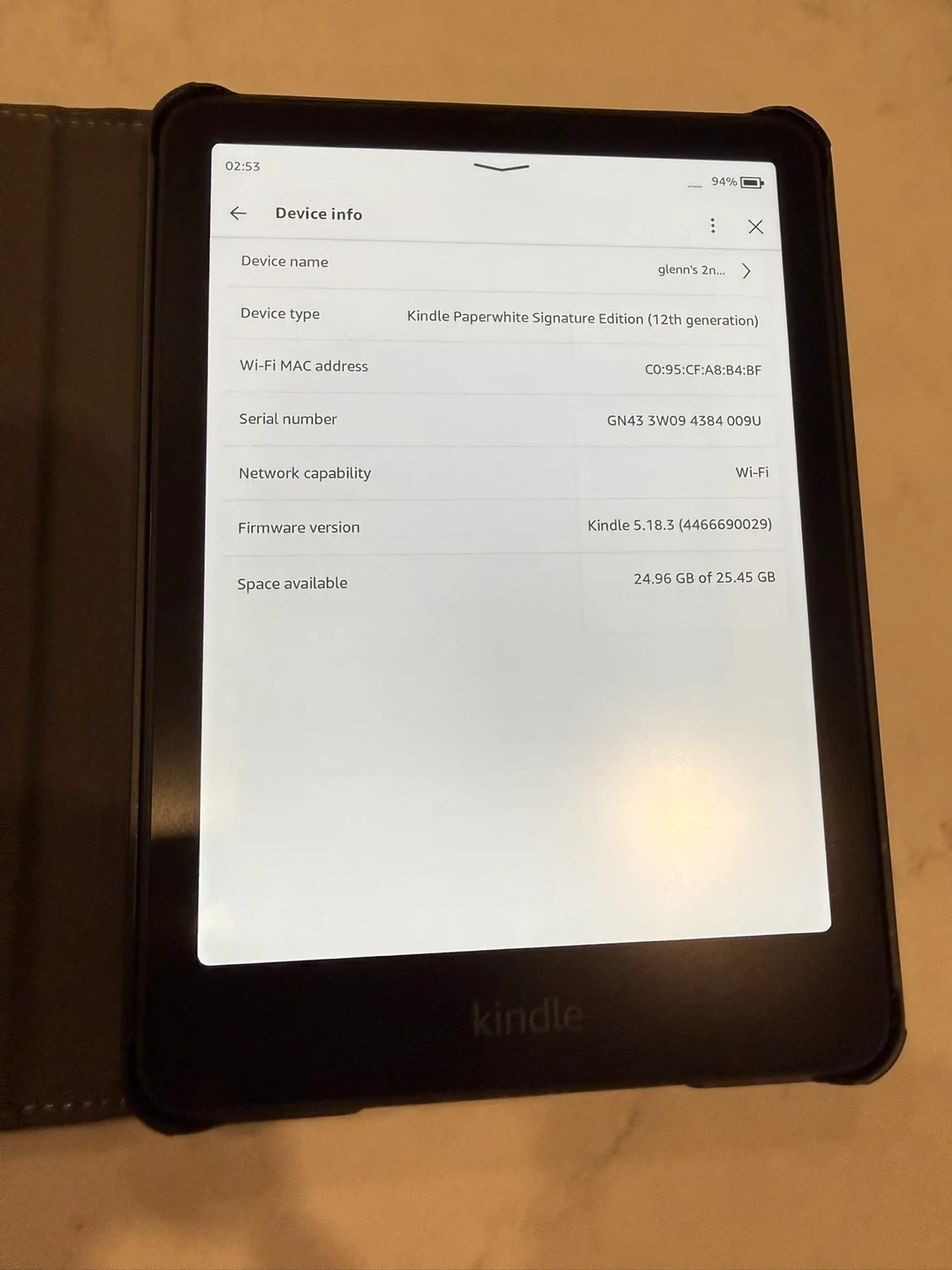 Kindle Paperwhite Signature Edition (12th Gen) - photo 2