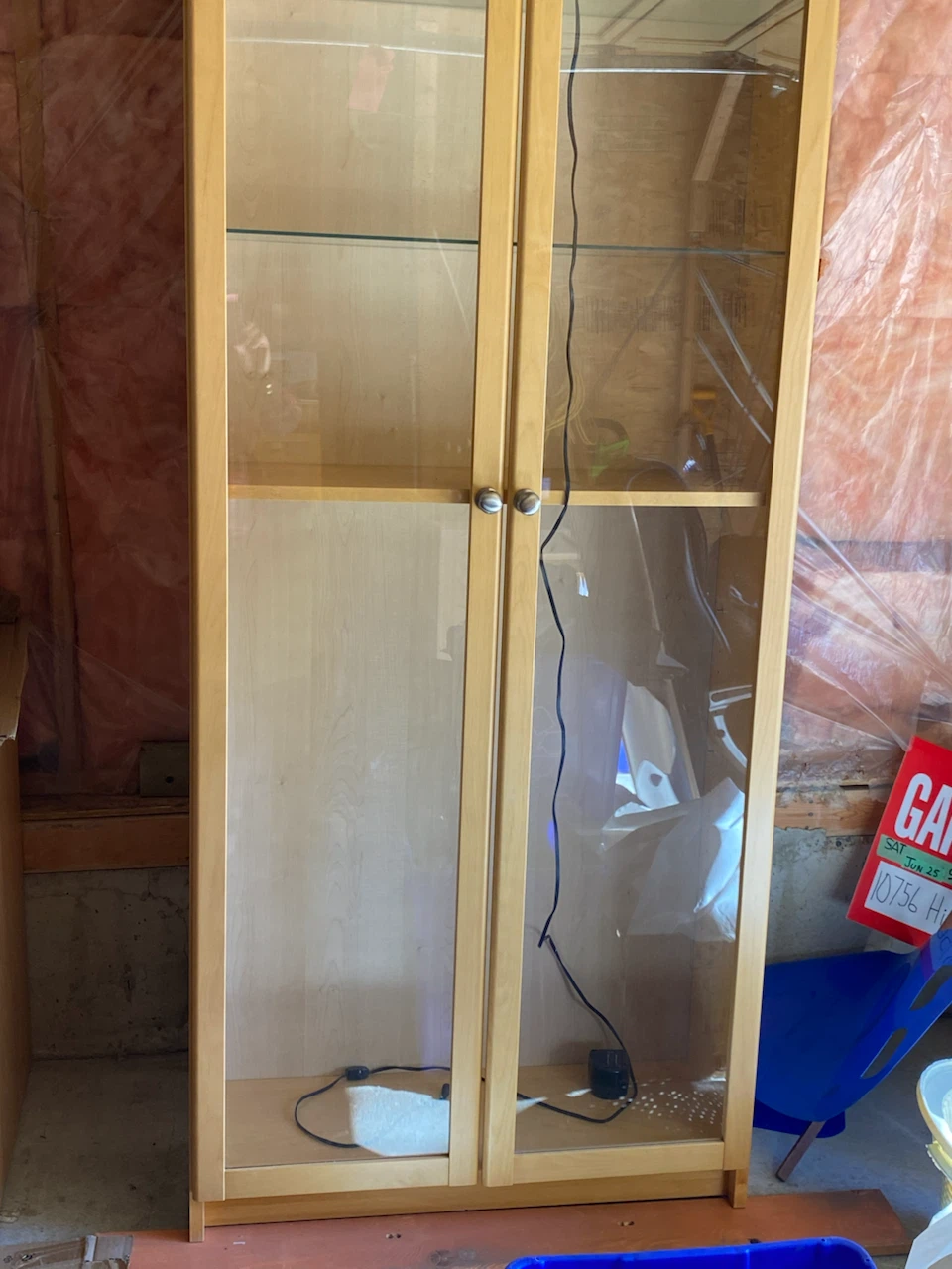 IKEA Billy Glass Cabinet