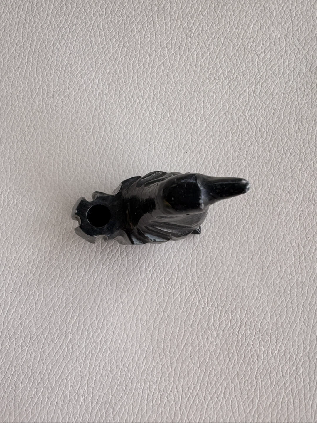 Hand-Carved Stone Seal Pen Holder - photo 3
