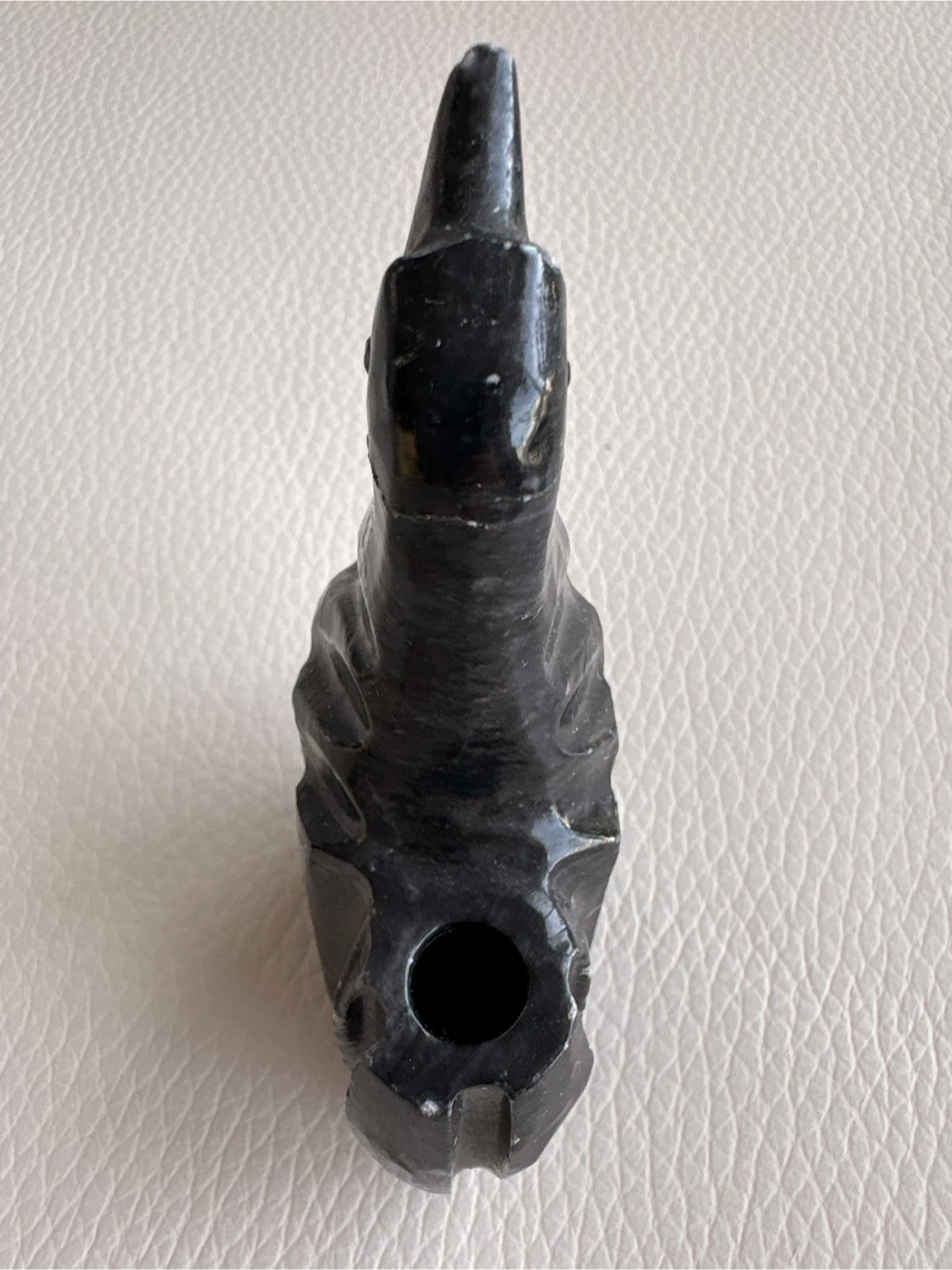 Hand-Carved Stone Seal Pen Holder - photo 4