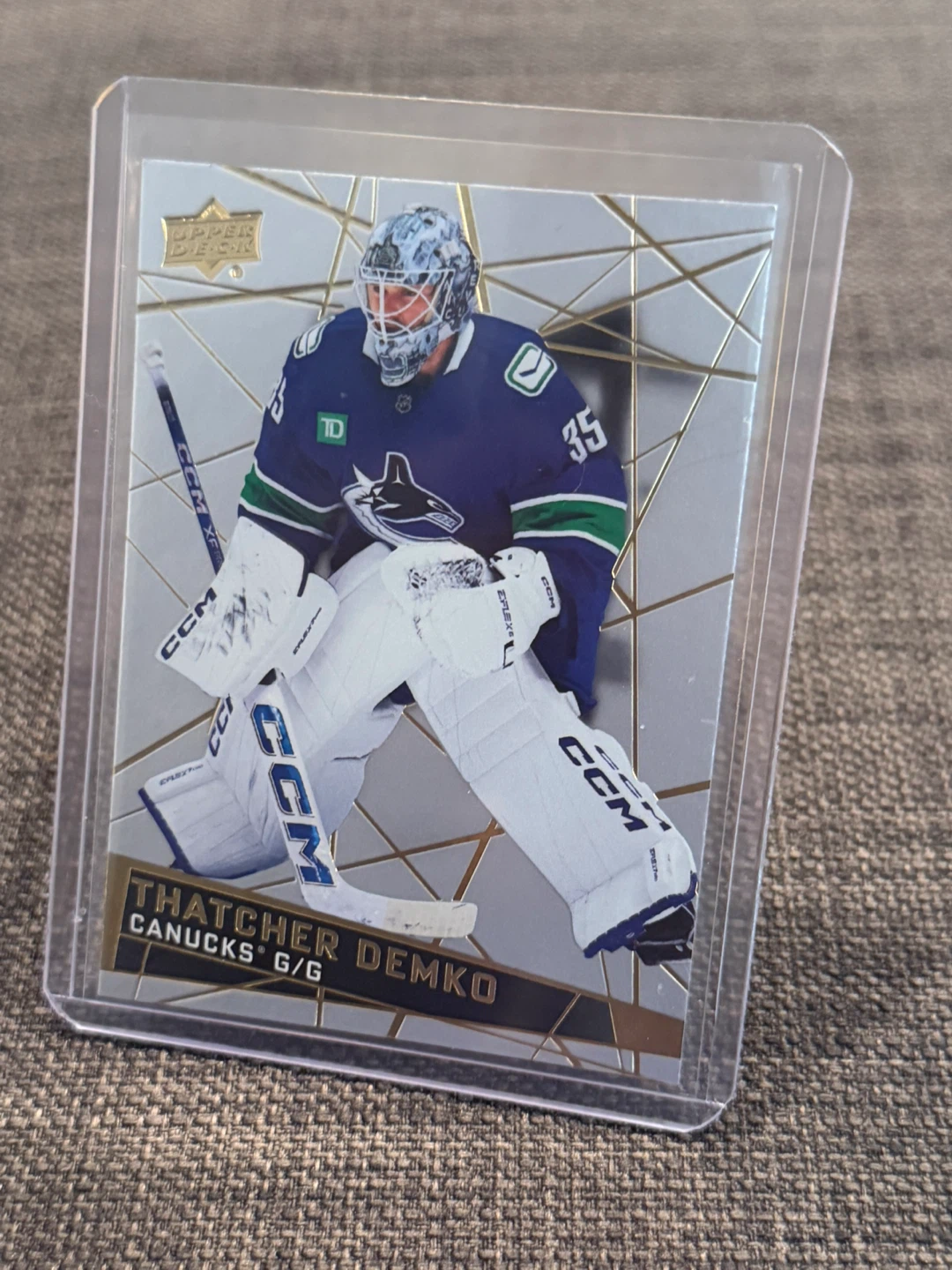 Thatcher Demko Upper Deck Platinum Profiles Hockey Card Bundle - photo 2