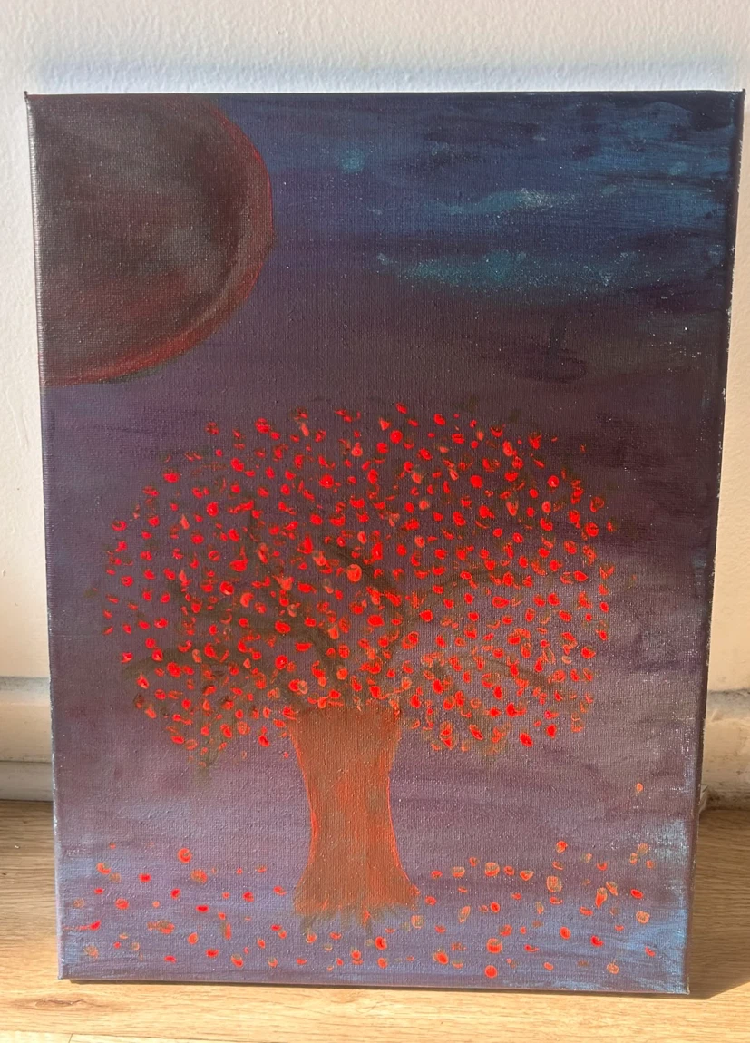 Two Original Acrylic Paintings on Canvas