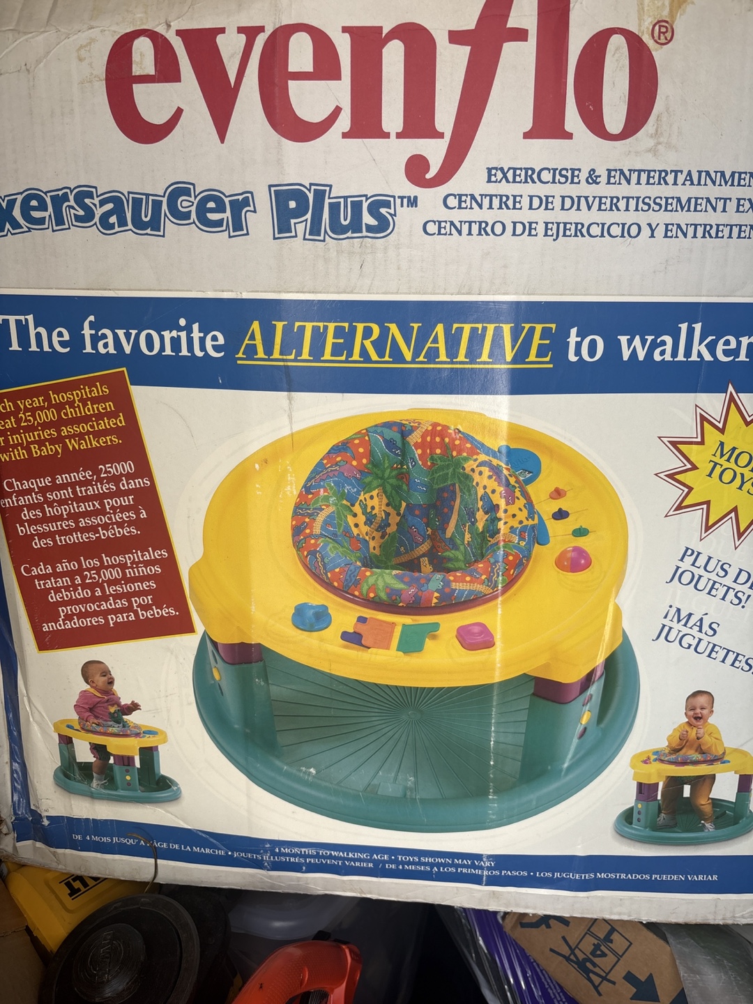 Evenflo ExerSaucer Plus Baby Activity Centre