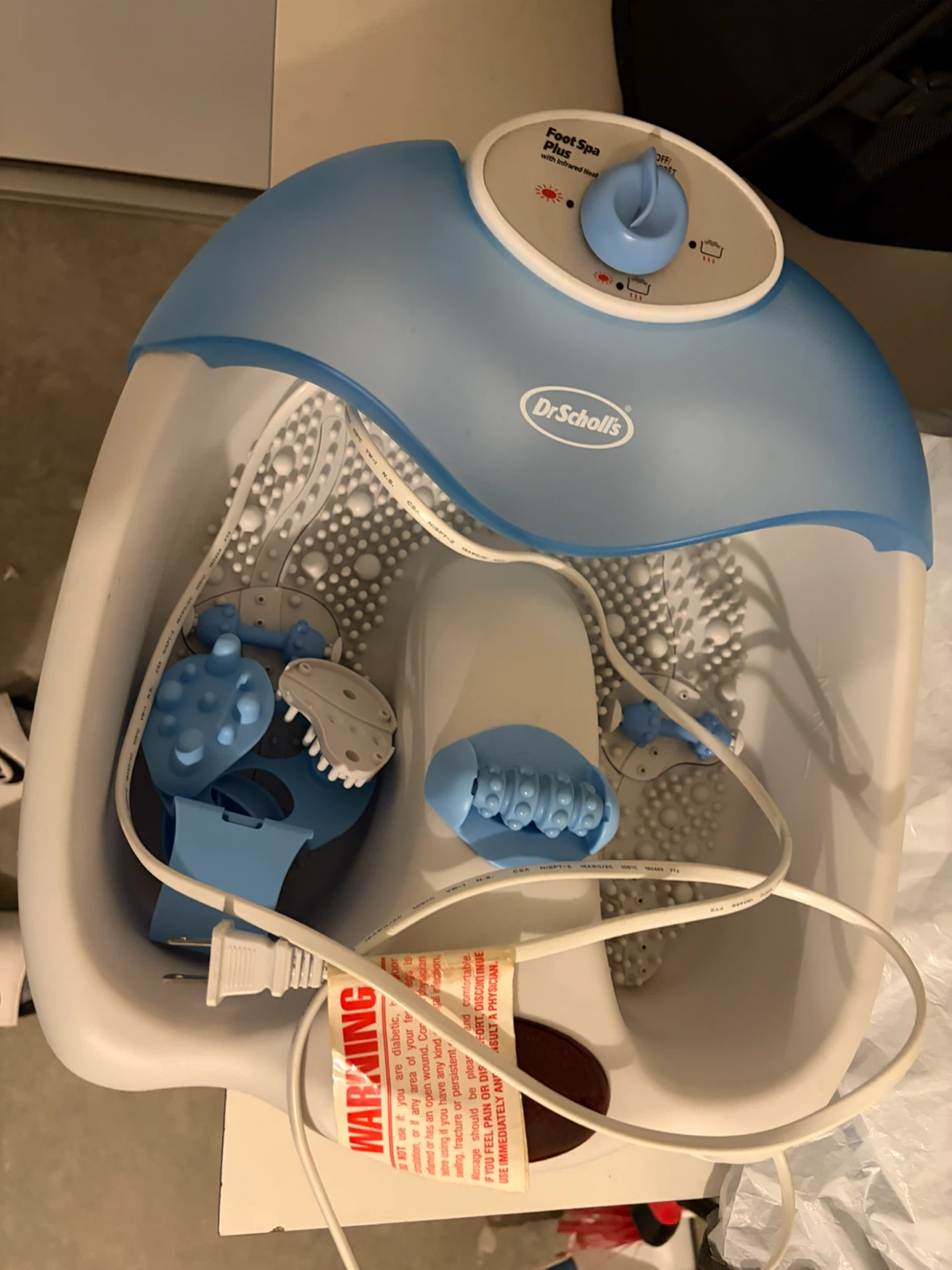 Dr. Scholl's Foot Spa Plus with Infrared Heat - photo 2