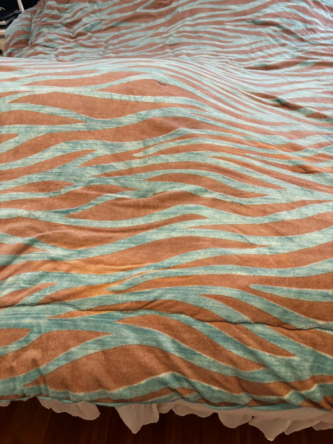 Soft Zebra Print Fleece Blanket - photo 5