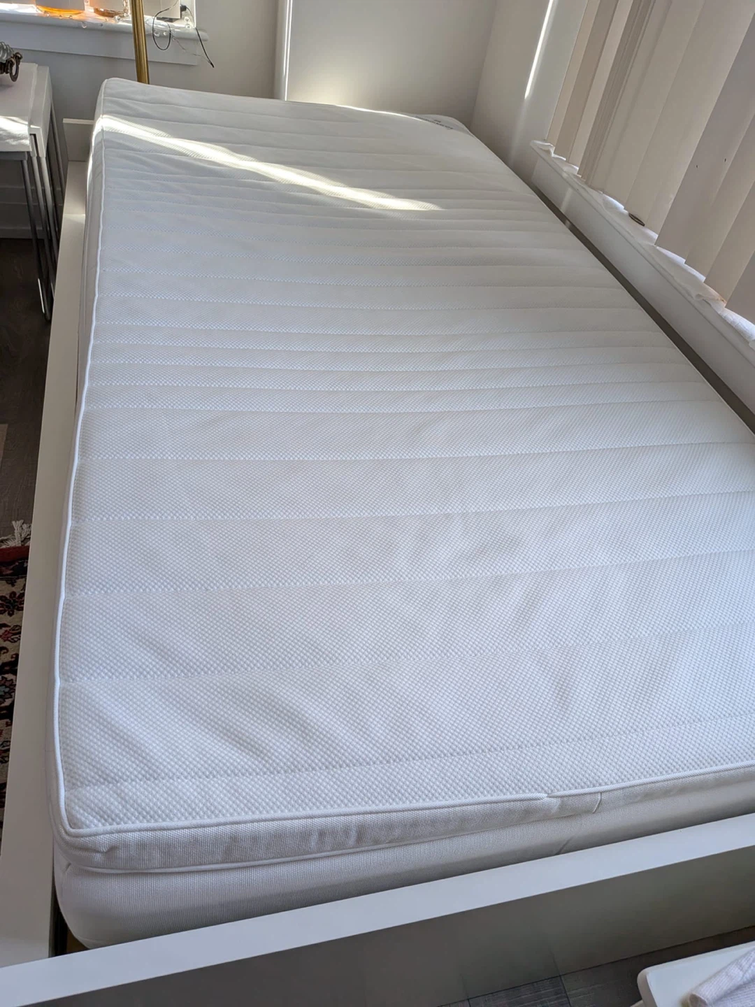 Ikea single bed and mattress