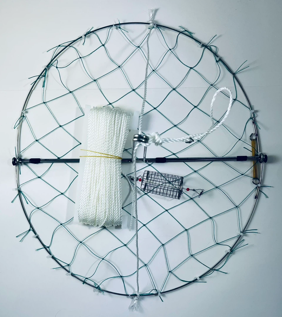 Crab Traps $16 each, come with gauge and small bait cage