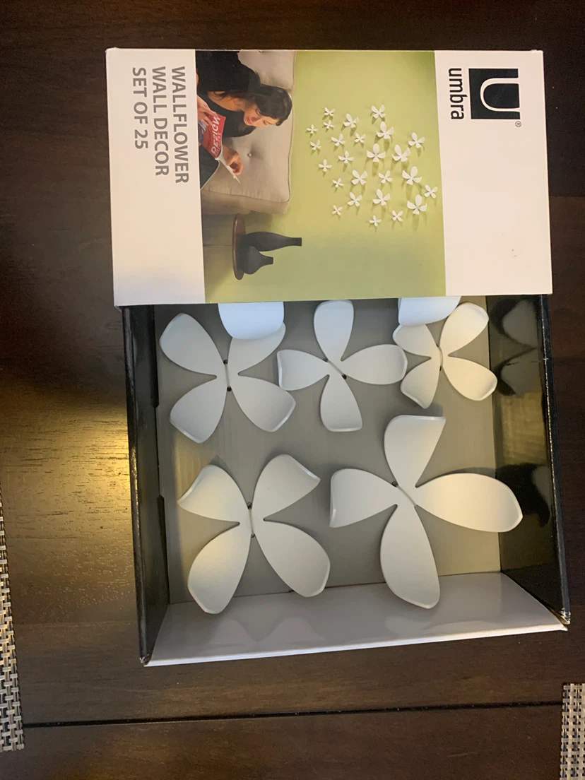 Umbra Wallflower Wall Decor Set of 25