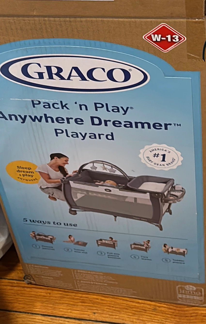 New in box Graco Pack 'n Play Anywhere Dreamer Playard