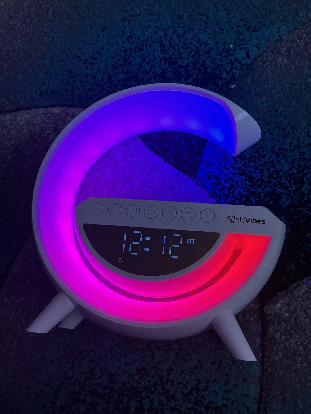 SonicVibes G-Shape Smart Table Lamp and Speaker - photo 2
