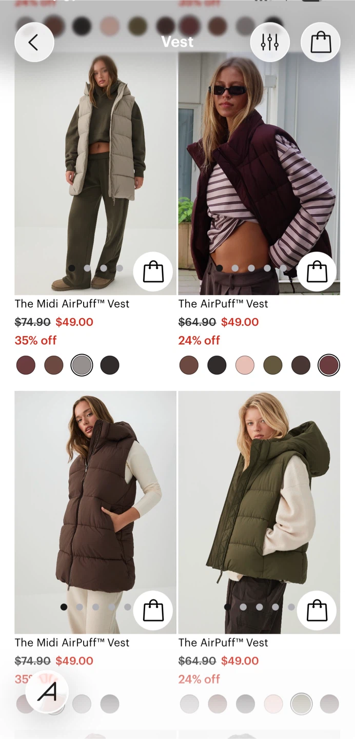 Ardene The Midi AirPuff Beige full length Vest XS - photo 5
