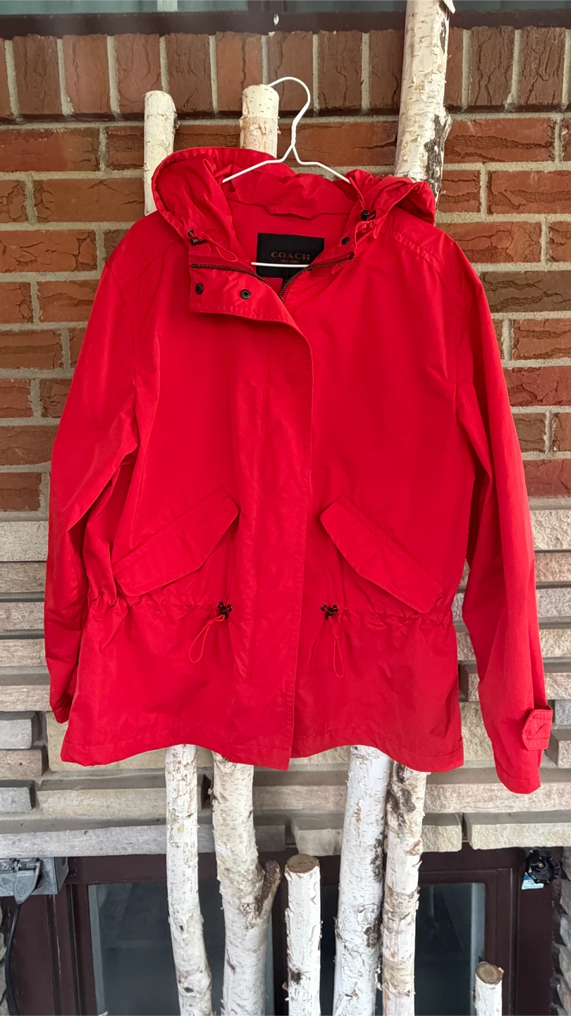 Coach New York Red Jacket Size L - photo 2