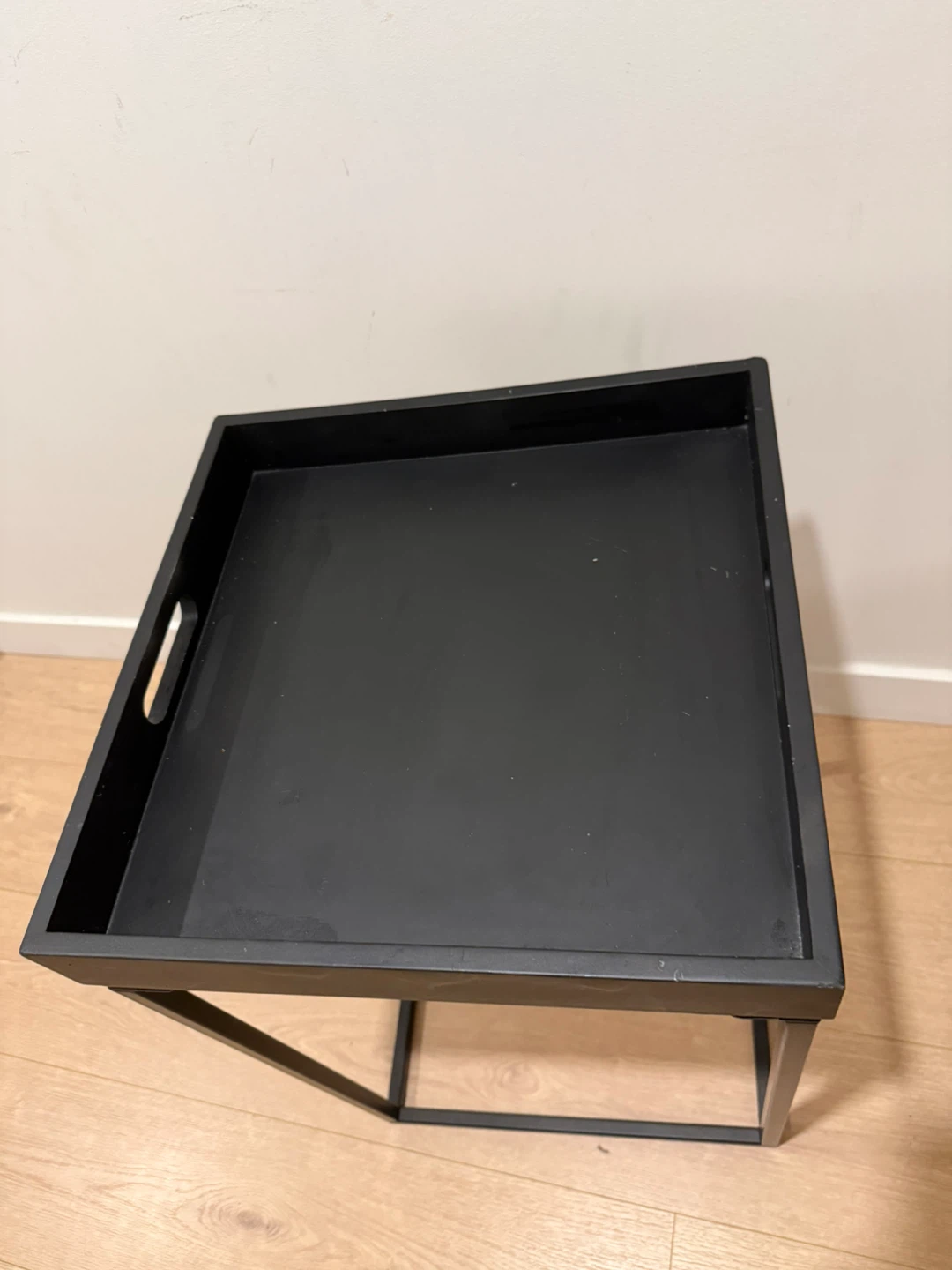 Modern Black Tray Side Table - photo 3