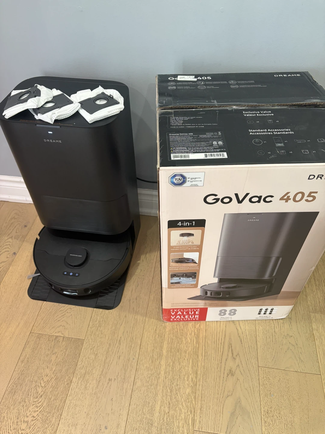 Dreame GoVac 405 Robot Vacuum & Mop – $250 FIRM
