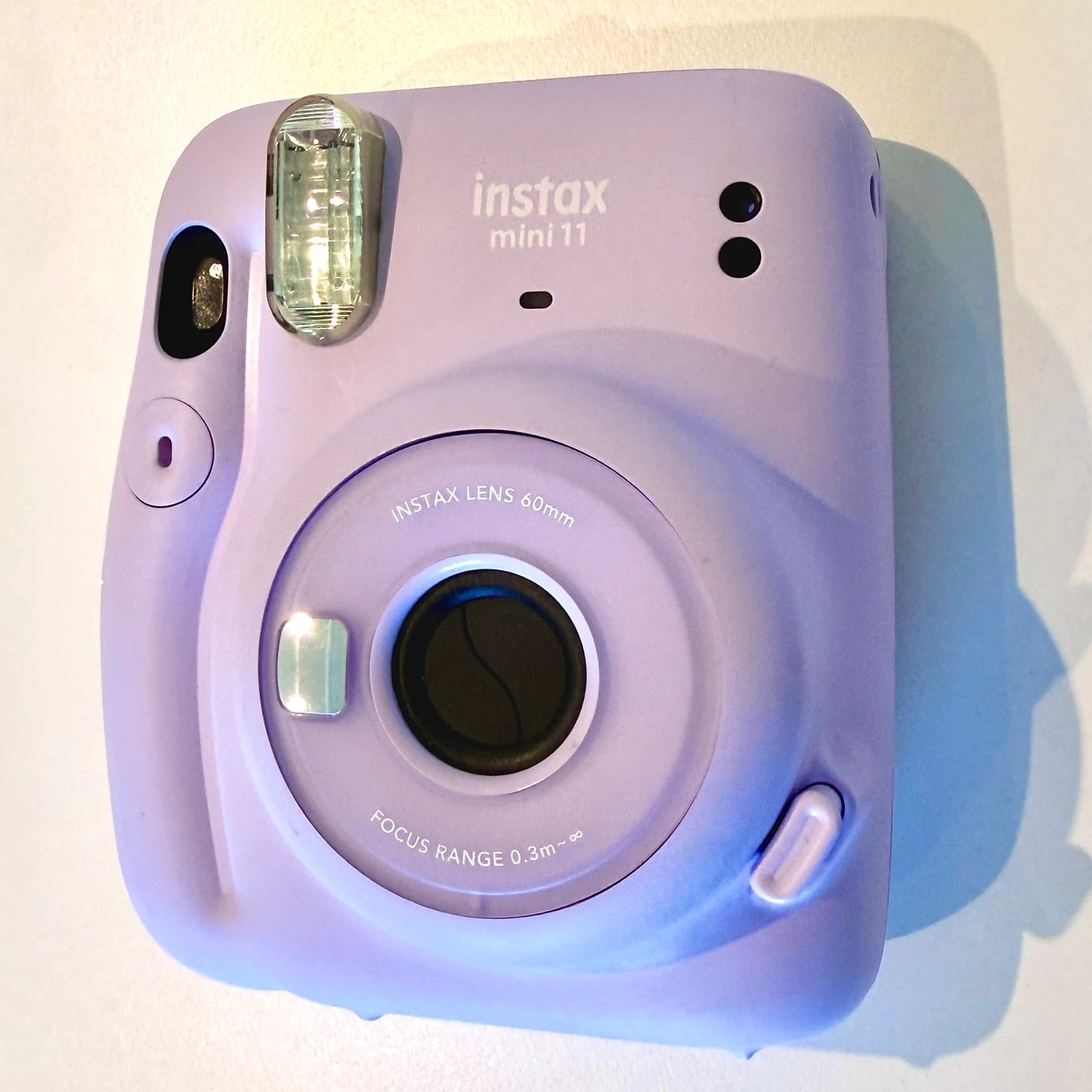 Fujifilm Instax Mini 11 Lilac Purple with box, case & holders - photo 2