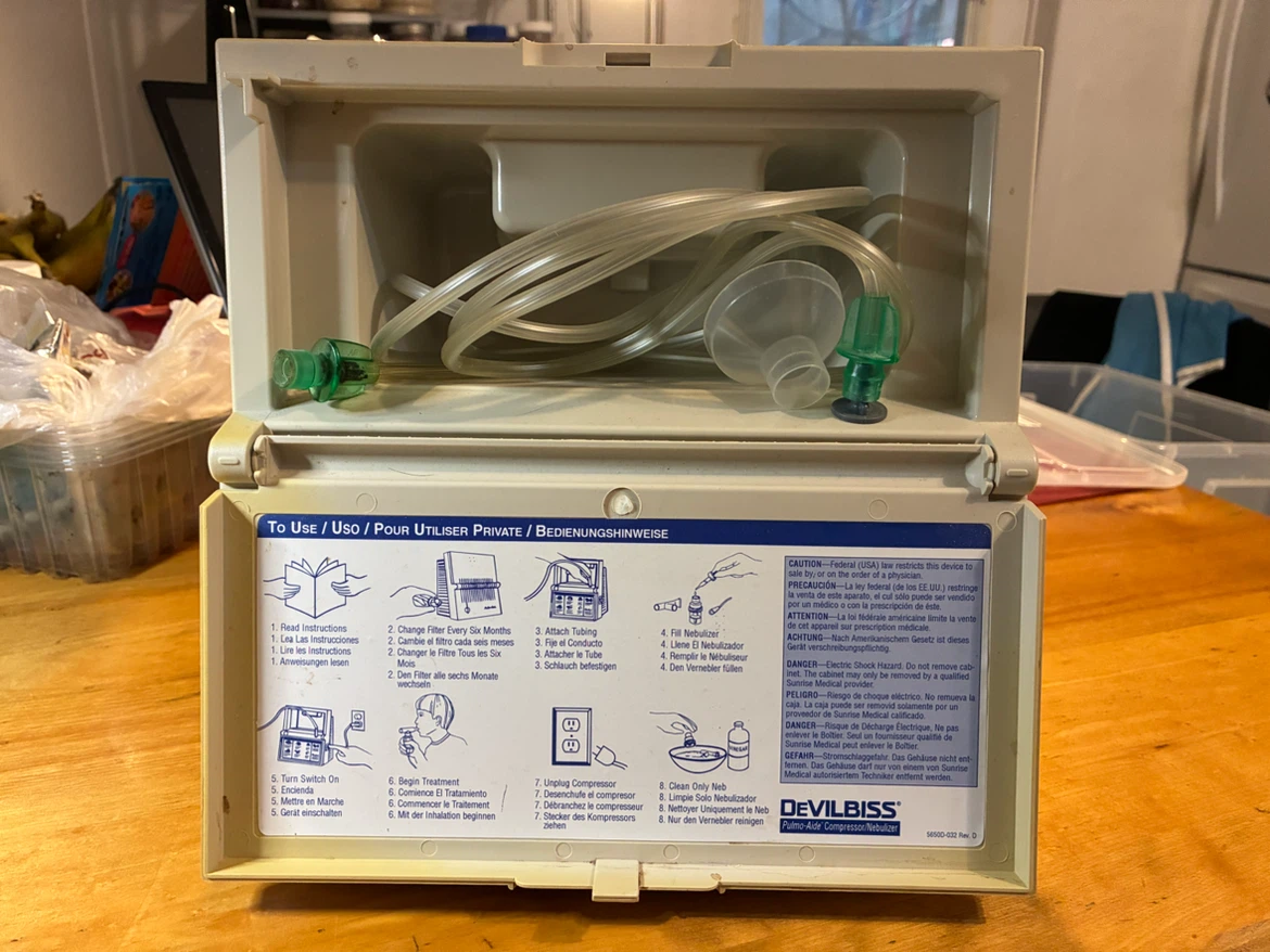 CPAP - Compresseur/nébuliseur DeVilbiss Pulmo-Aide - photo 3