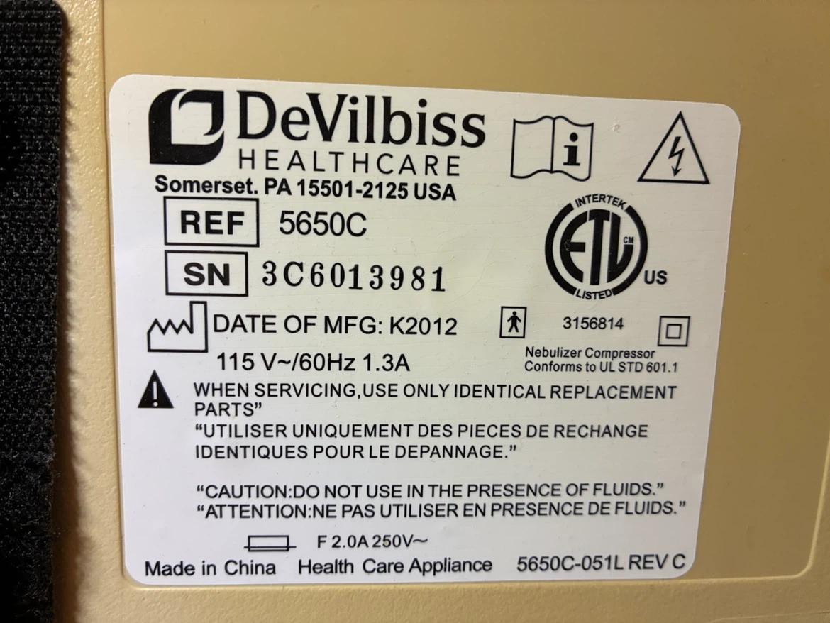 CPAP - Compresseur/nébuliseur DeVilbiss Pulmo-Aide - photo 5