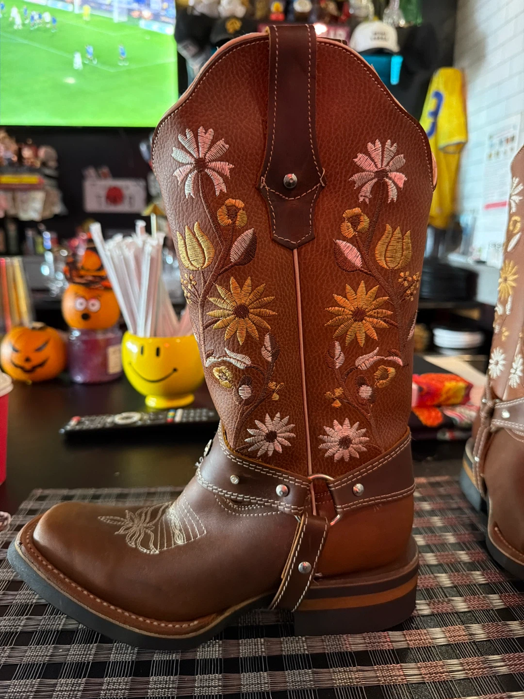 Roper Floral Embroidered Western Boots