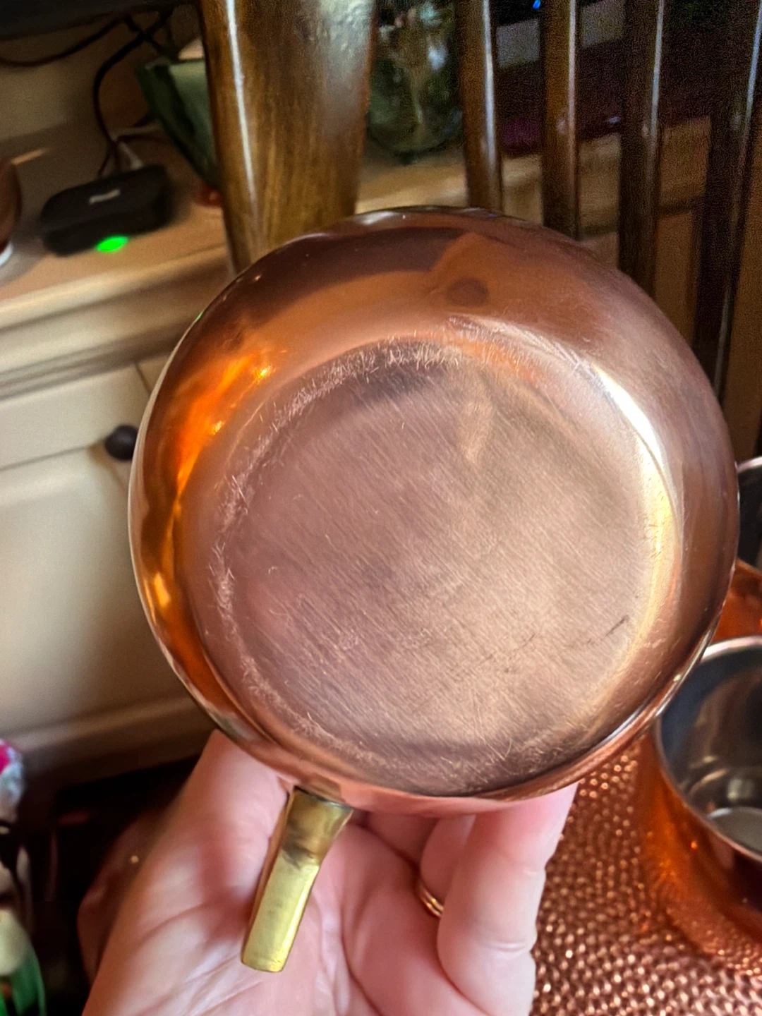 Set of 4 Copper Moscow Mule Mugs with Serving Tray - photo 4