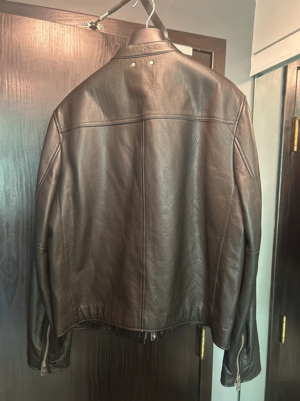 Coach Black Leather Jacket - photo 3