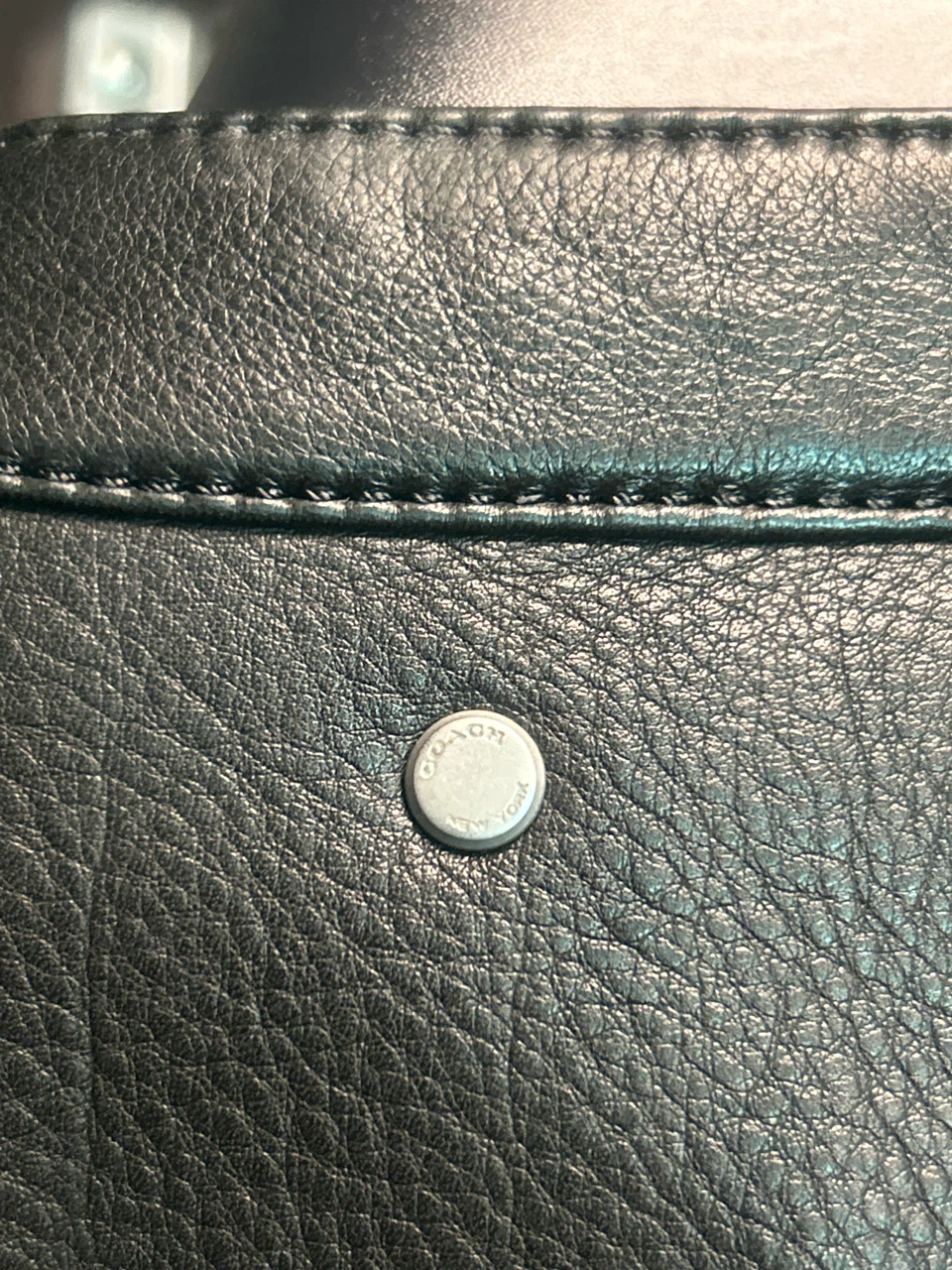 Coach Black Leather Jacket - photo 4