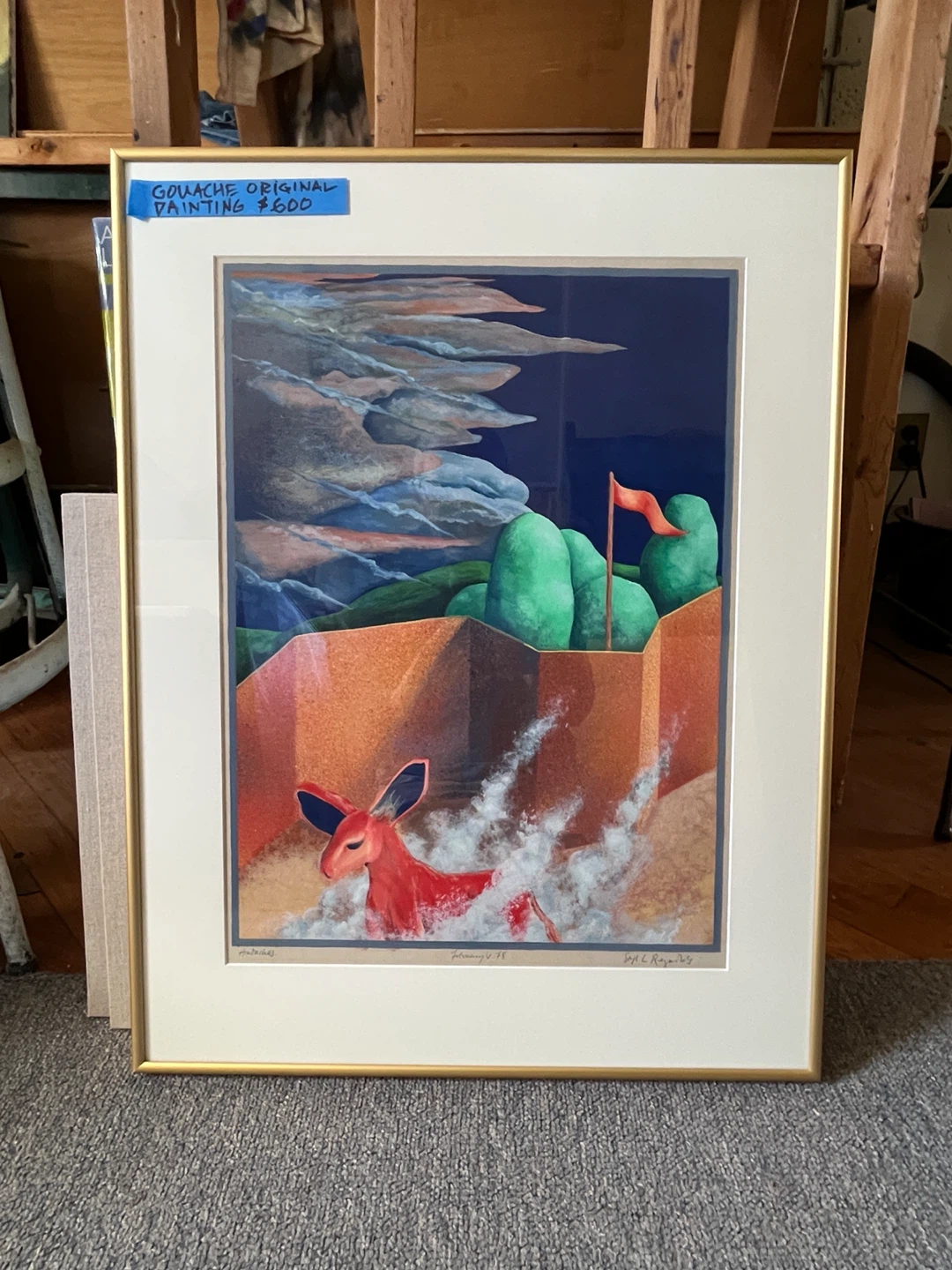 Original Gouache Painting