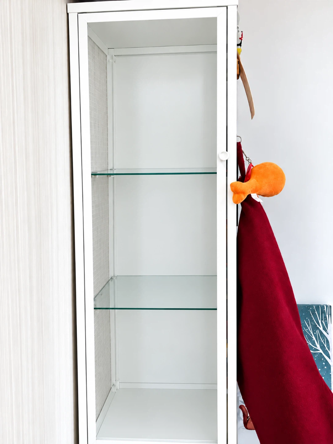 IKEA BAGGEBO Glass Door Cabinet – White