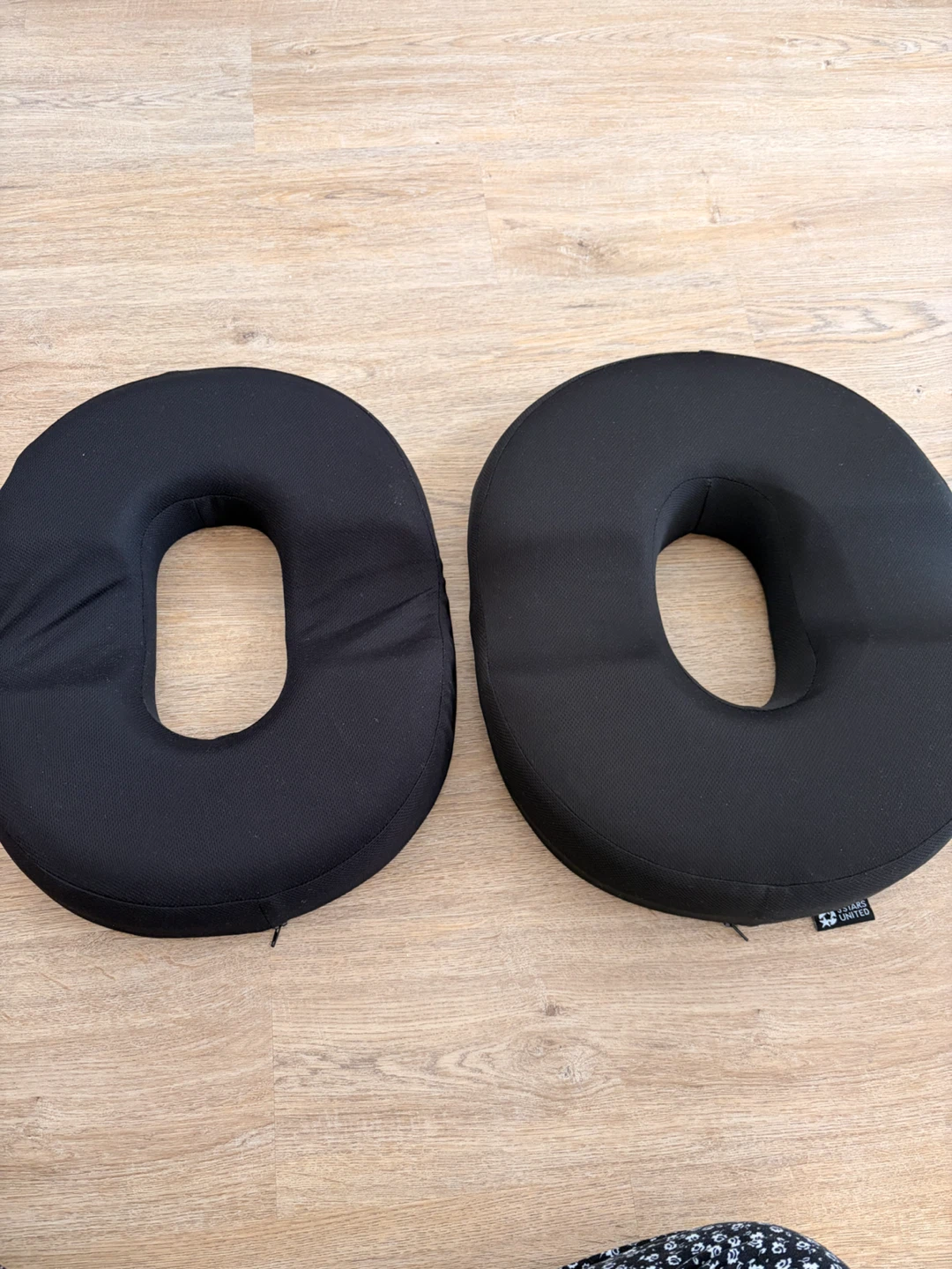 Two Donut Seat Cushions