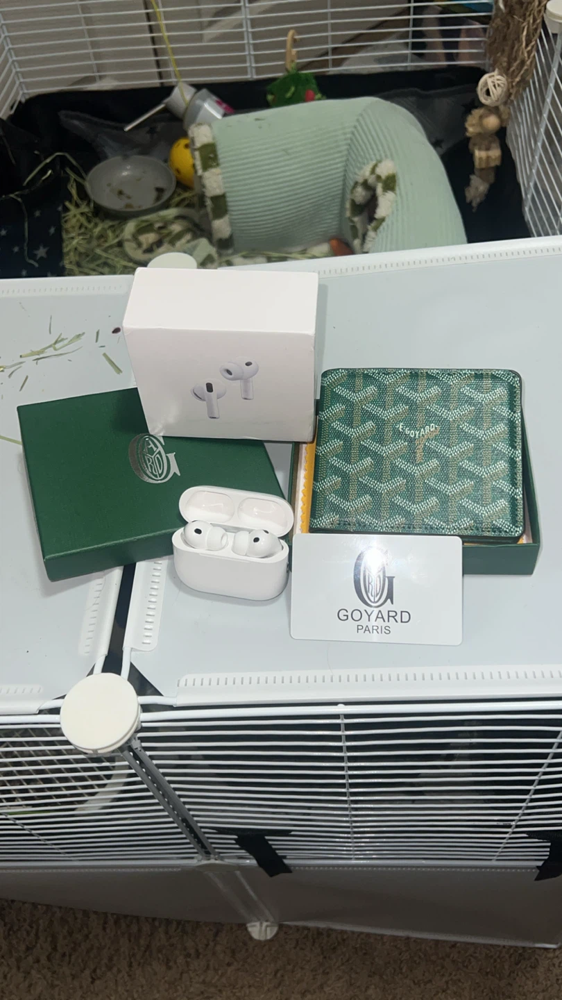 Goyard wallet and apple aiprods - photo 2