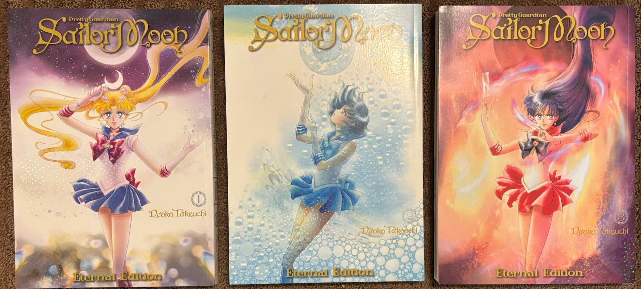 Pretty Guardian Sailor Moon Eternal Edition Manga Books 4 Sale