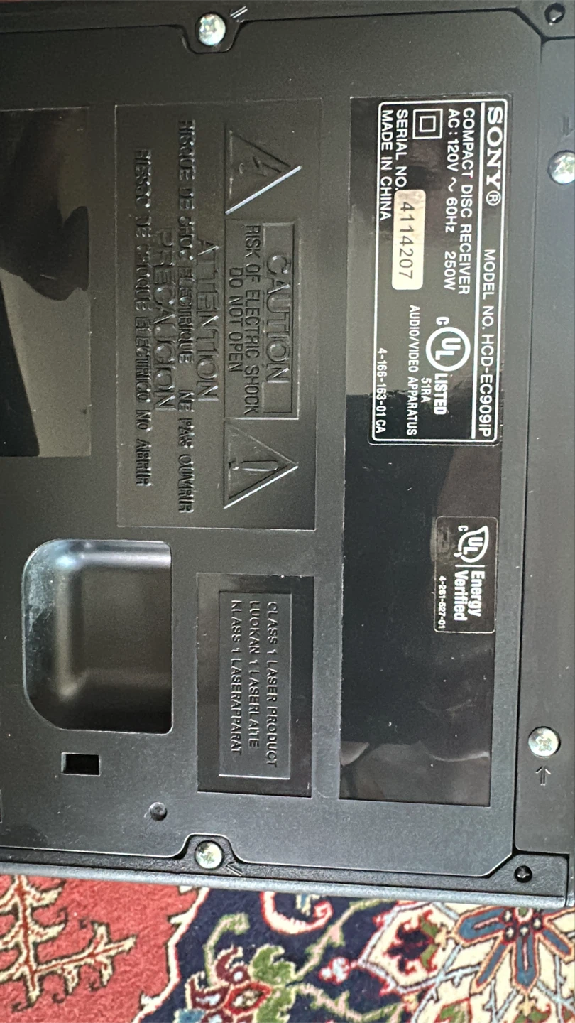Sony Mini Hi-Fi Component System MHC-EC909IP - photo 3