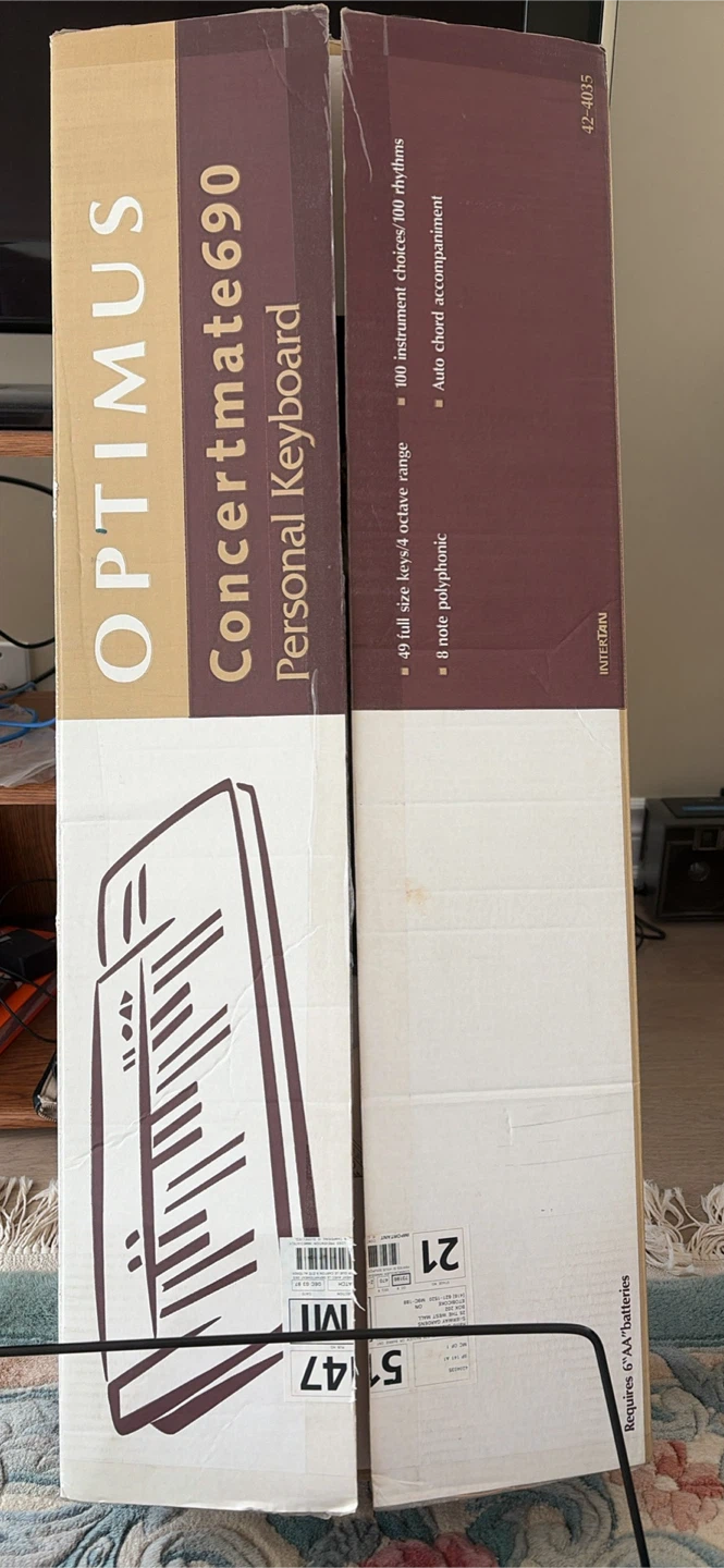 Optimus Concertmate690 keyboard - photo 2
