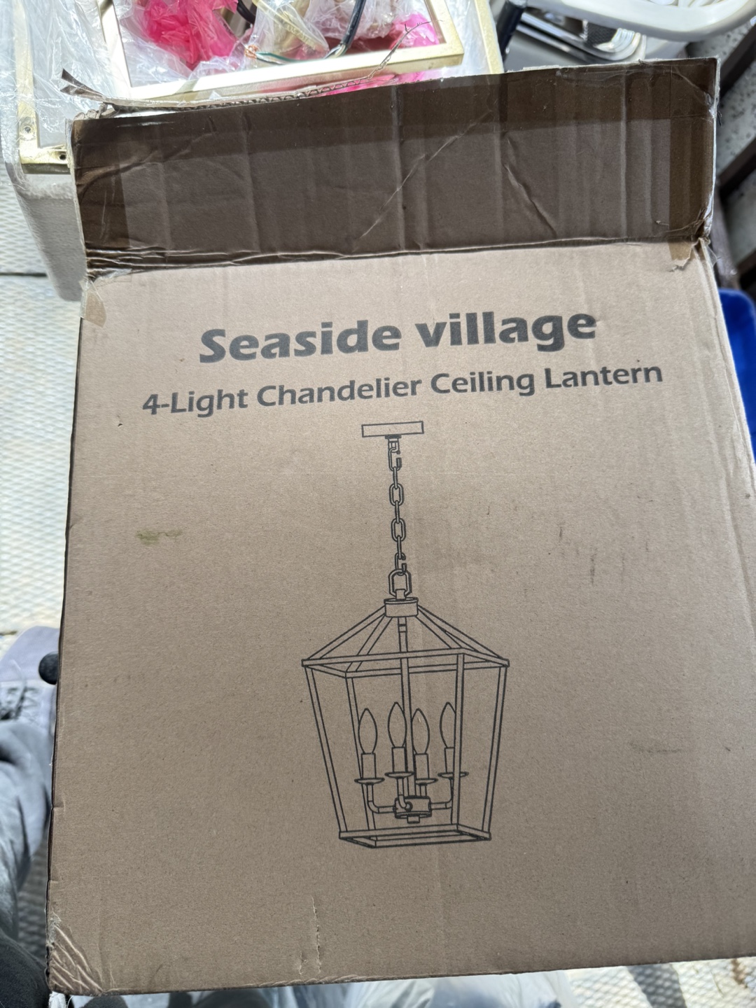 Seaside Village 4-Light Chandelier Ceiling Lantern - photo 2