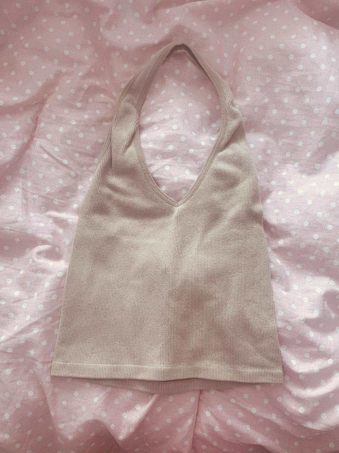 Streetwear Society beige halter top