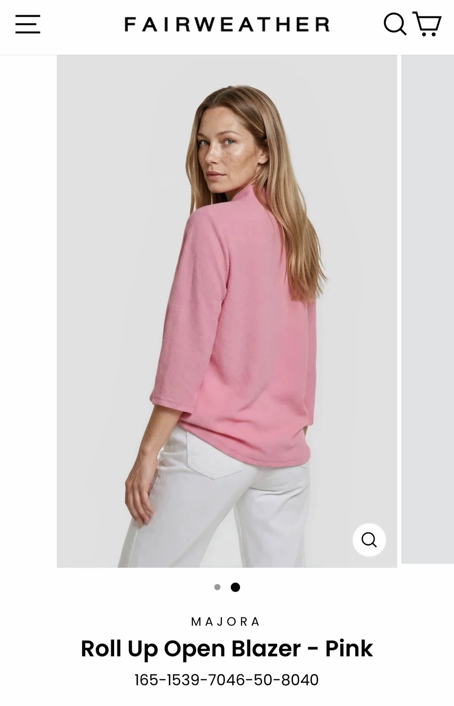 Fairweather Pink Open Blazer - photo 2