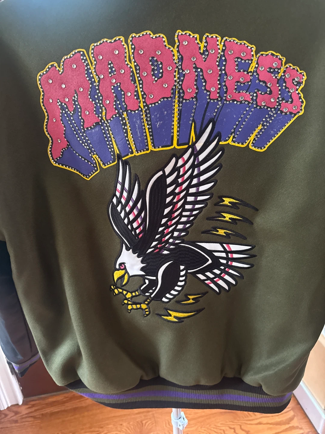 Rebel Minds Varsity Jacket Green Size M - photo 4