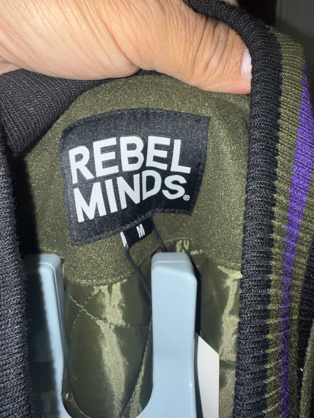 Rebel Minds Varsity Jacket Green Size M - photo 5