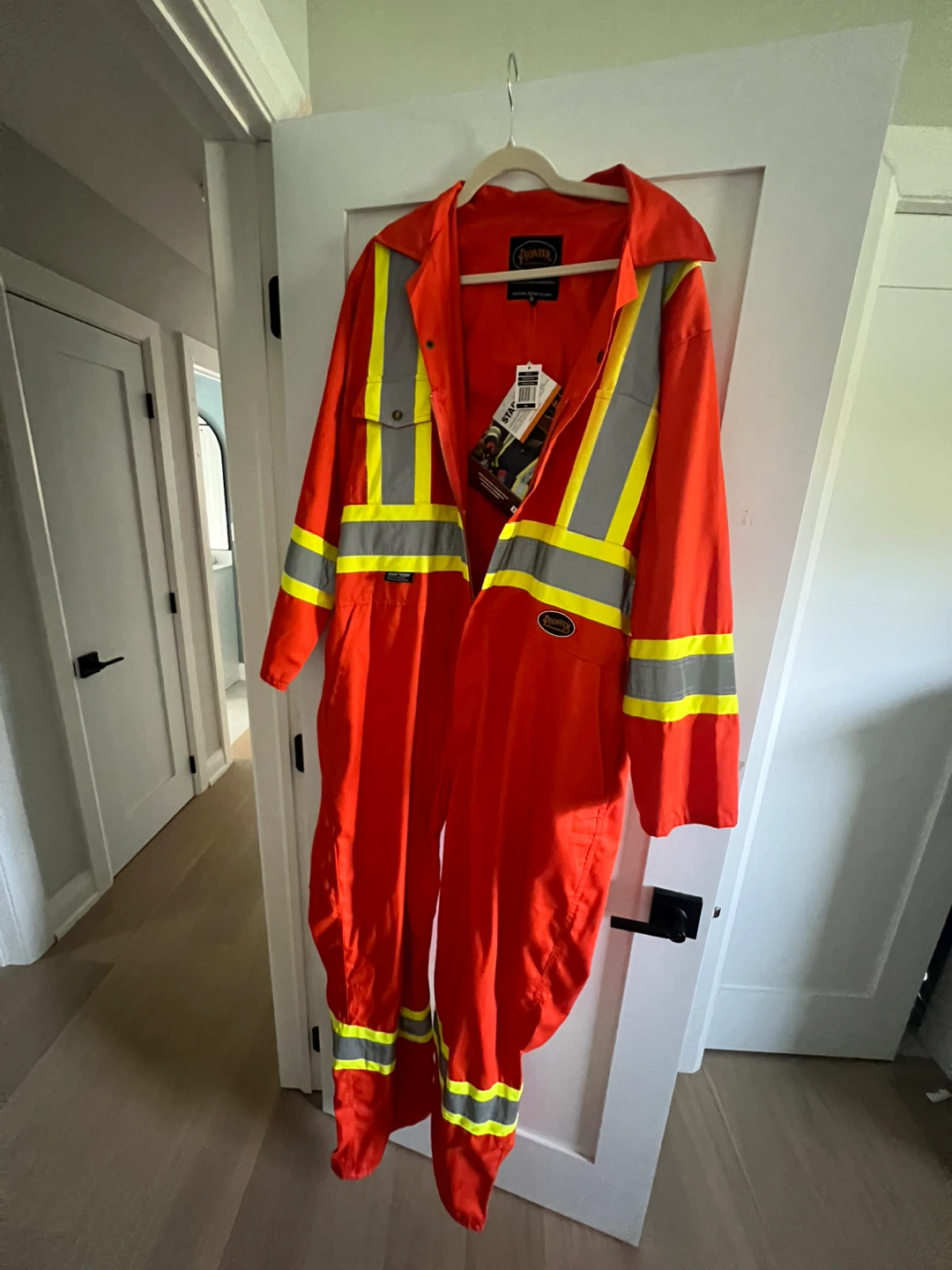 Pioneer 5514 Safety Poly/Cotton Coverall Orange Size 46