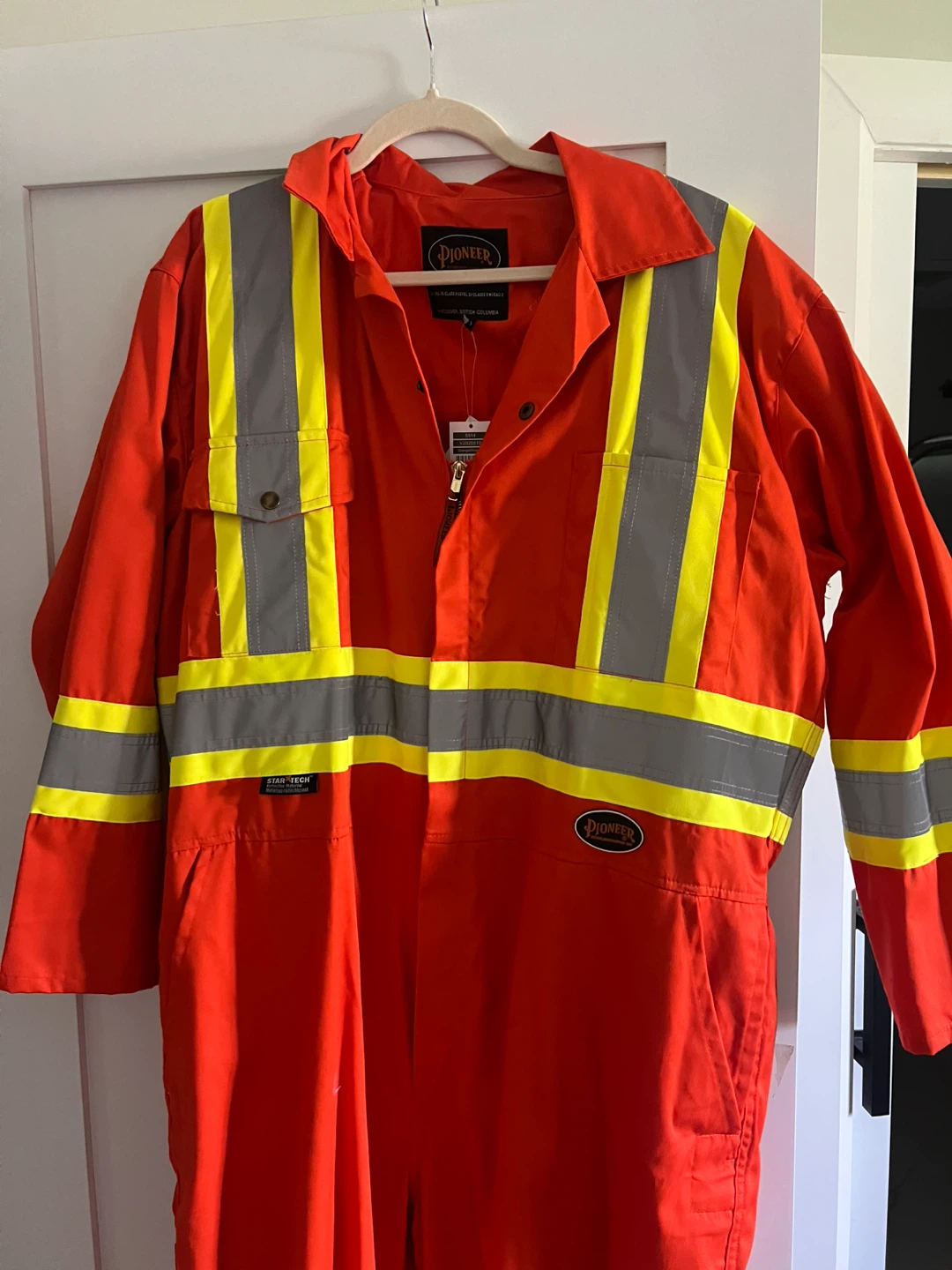 Pioneer 5514 Safety Poly/Cotton Coverall Orange Size 46 - photo 2