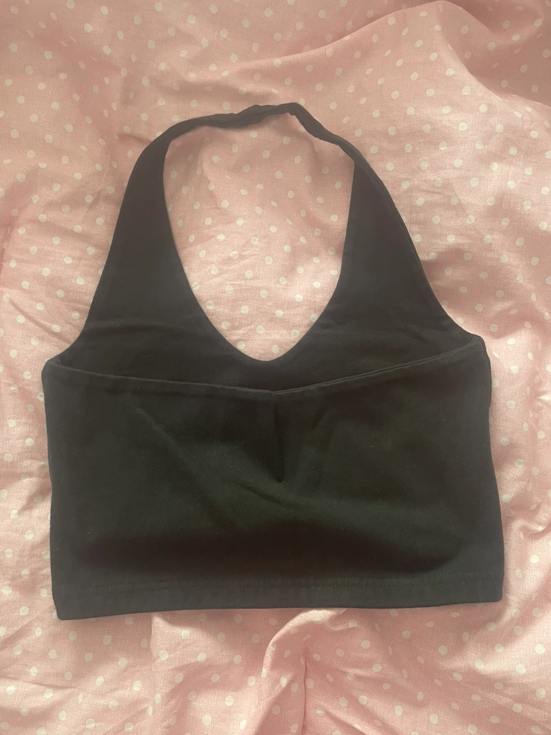 John Galt Black Halter Crop Top - photo 3